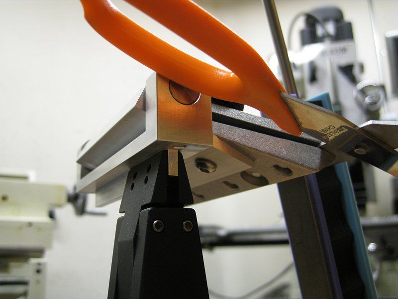 Tormek SVX150 Scissor Attachment Mod Wicked Edge Precision Knife